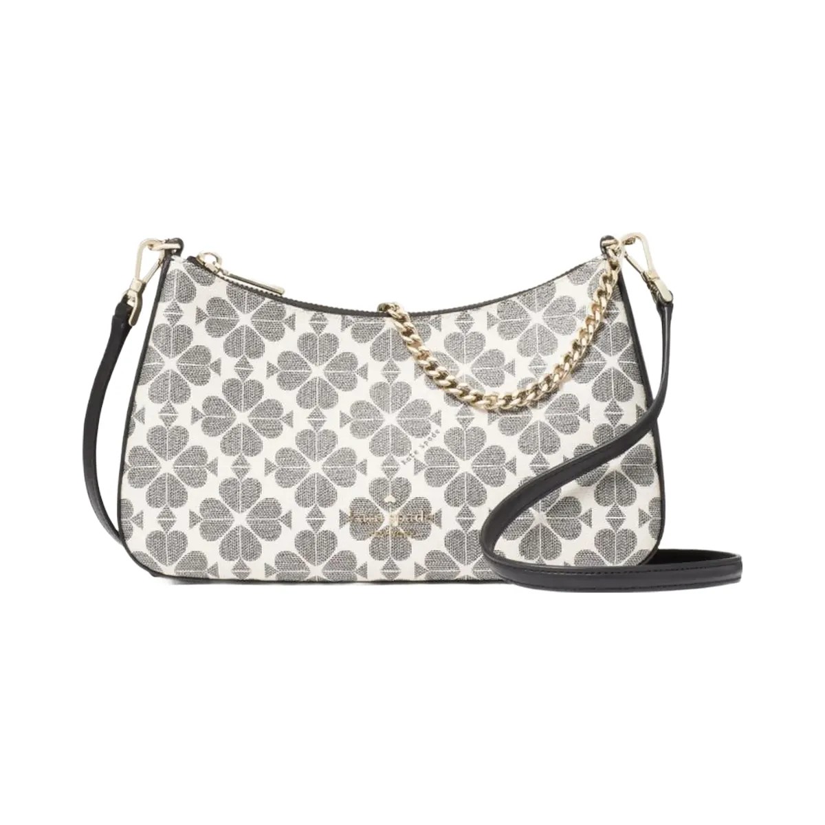 Kate Spade Signature Spade Flower Medium Convertible Crossbody Black Multi - HypeFly India View 1