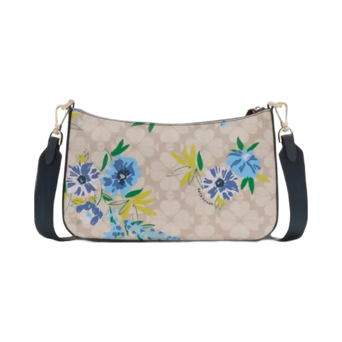Kate Spade Duet Spade Flower Floral Crossbody Blazer Blue Multi - HypeFly India View 5