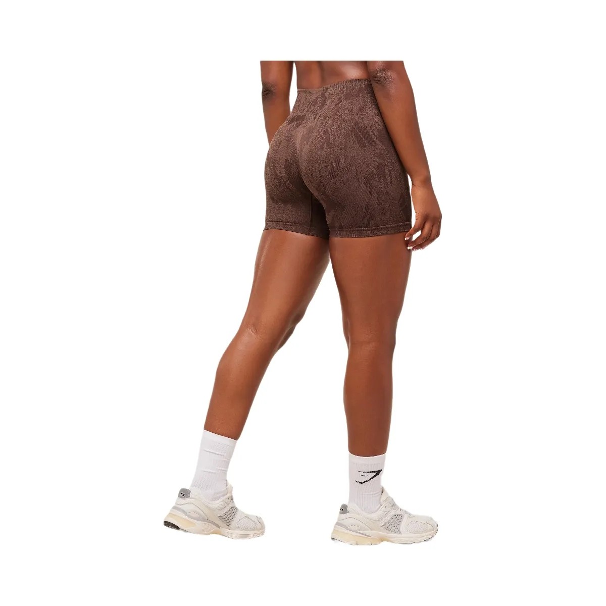 Gymshark Adapt Camo Seamless Shorts - Archive Brown/Soft Brown - HypeFly India View 2