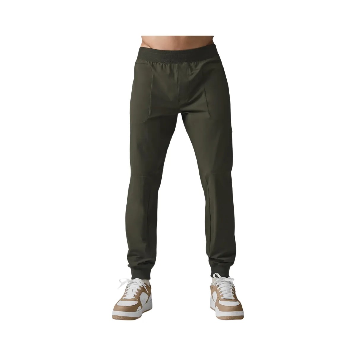 Alo Men's Co-Op Pant (Long) - Stealth Green - HypeFly India View 1
