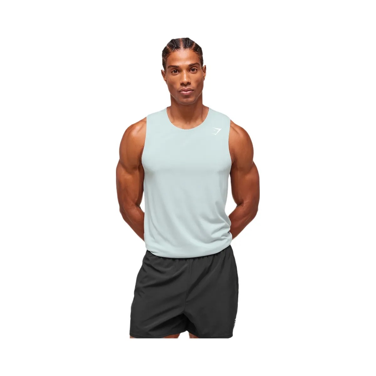 Gymshark Arrival Tank - Smoke Blue - HypeFly India View 6
