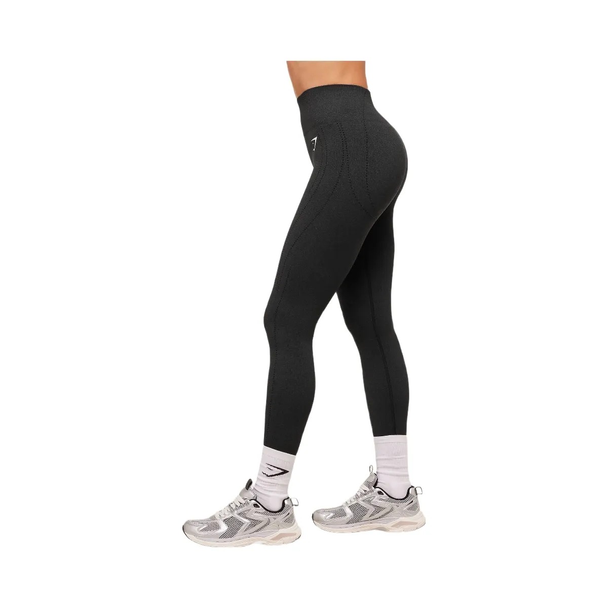 Gymshark VItal Warm Leggings - Black Marl - HypeFly India View 3
