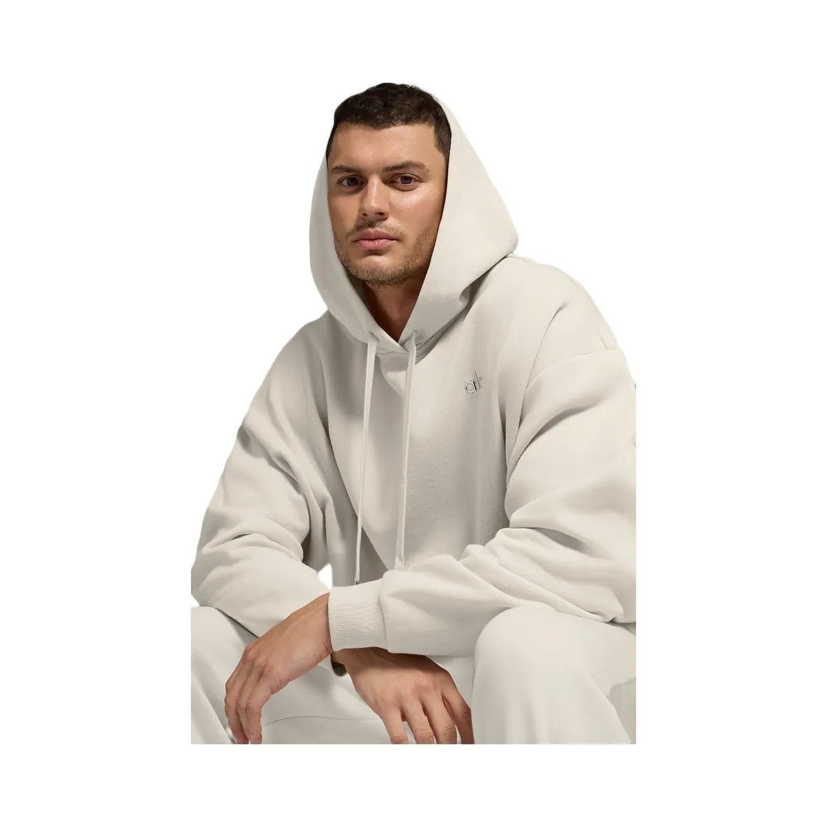 Alo Accolade Hoodie - Bone - HypeFly India View 5