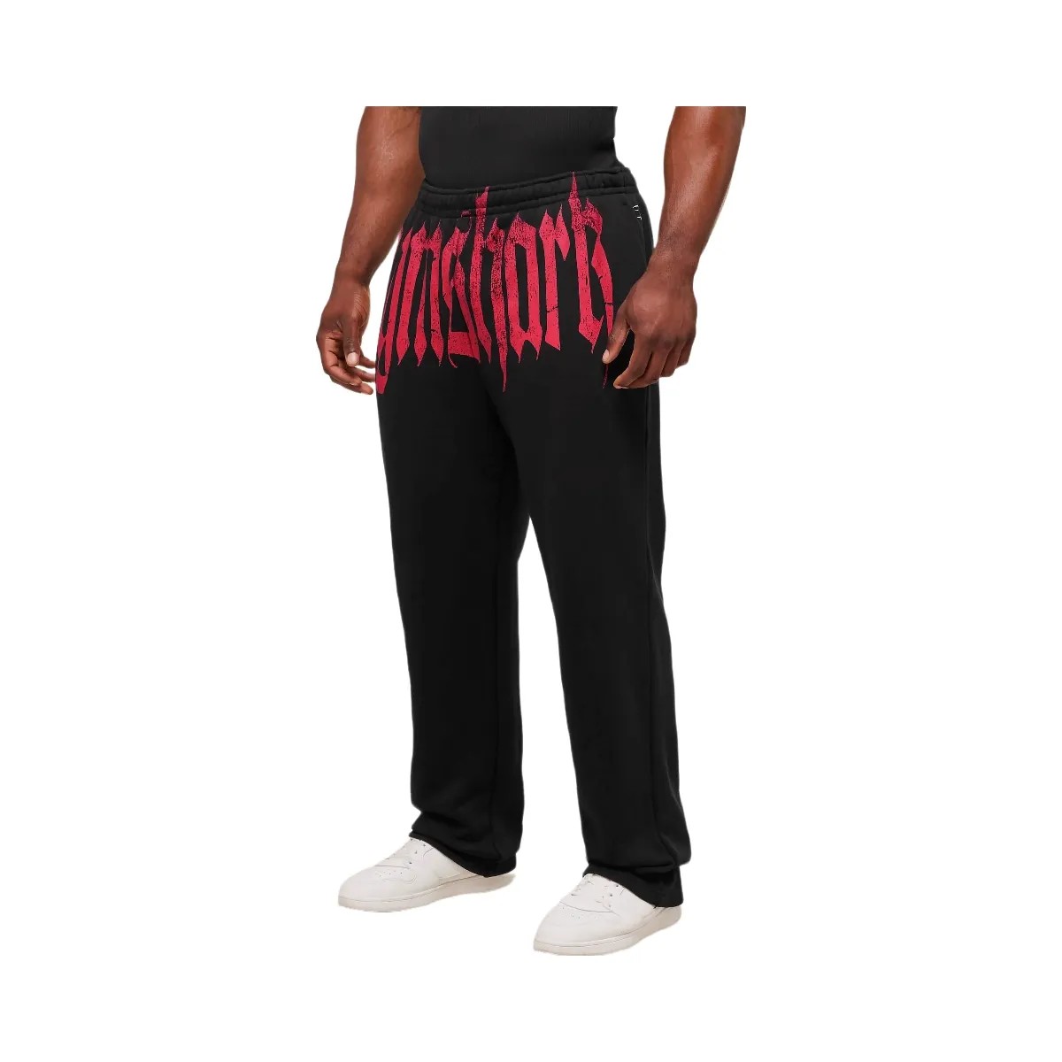 Gymshark Fade Graphic Straight Leg Jogger - GS Black - HypeFly India View 3