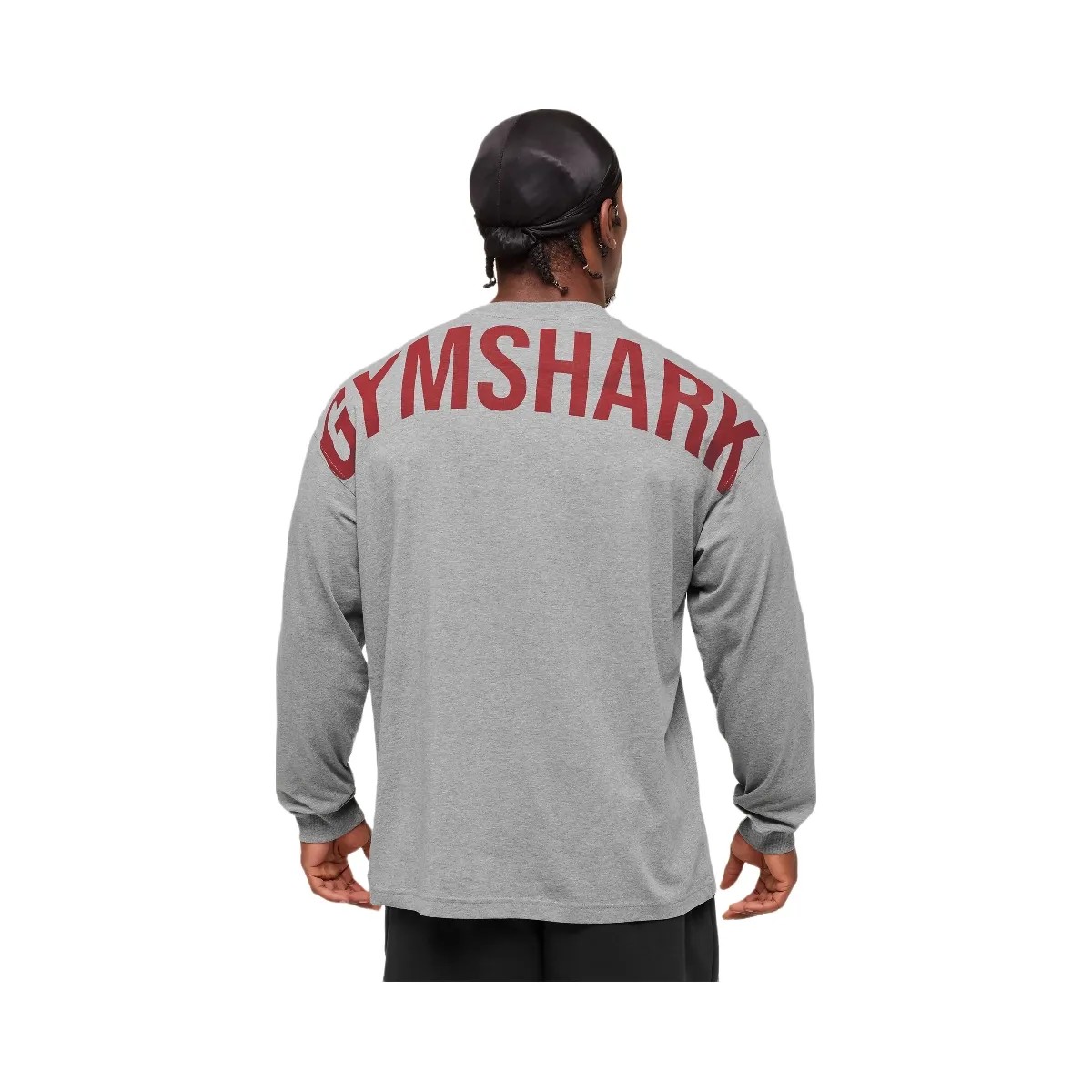 Gymshark Power Long Sleeve T-Shirt - Charcoal Core Marl - HypeFly India View 5