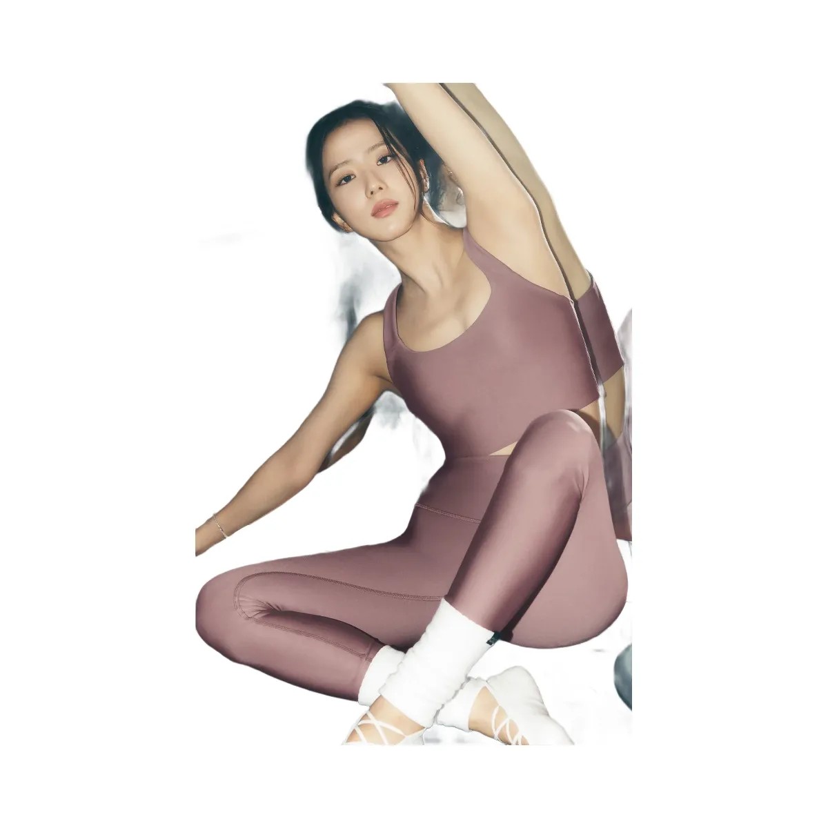 Alo Women's 7/8 High-Waist Airlift Legging - Smoky Quartz - HypeFly India View 5