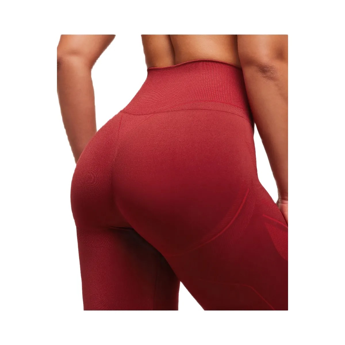 Gymshark x Analis Seamless Leggings - Reps Red/Carmine Red - HypeFly India View 6