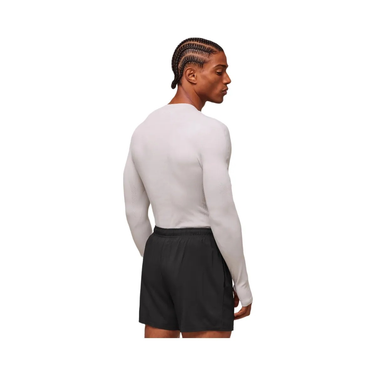 Gymshark everywear Warp Knit LS T-Shirt - Tame Grey - HypeFly India View 2