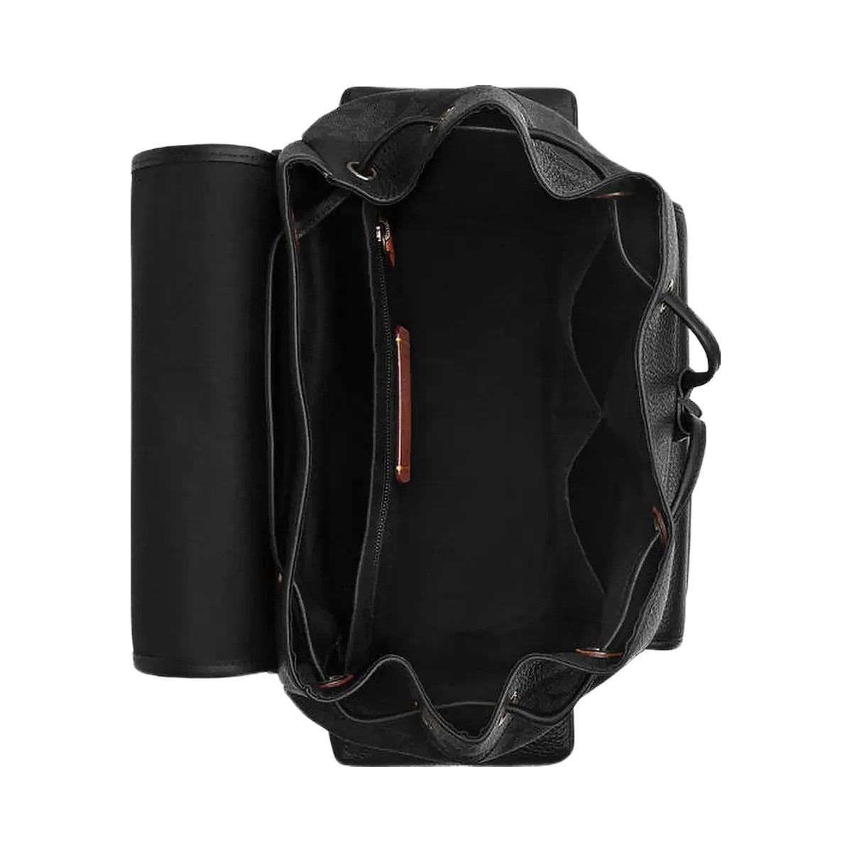 Coach Sprint Backpack In Signature Canvas With Patches Signature Canvas-Gunmetal-Charcoal Multi - HypeFly India View 4