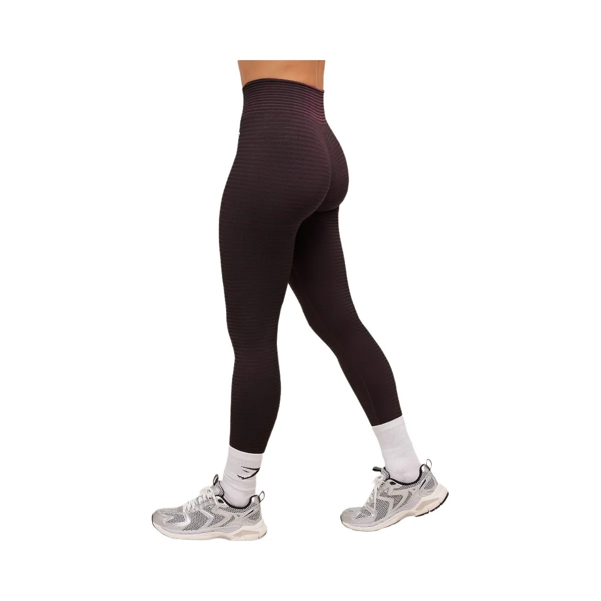 Gymshark Sport Seamless Leggings - Reset Pink/Black - HypeFly India View 3