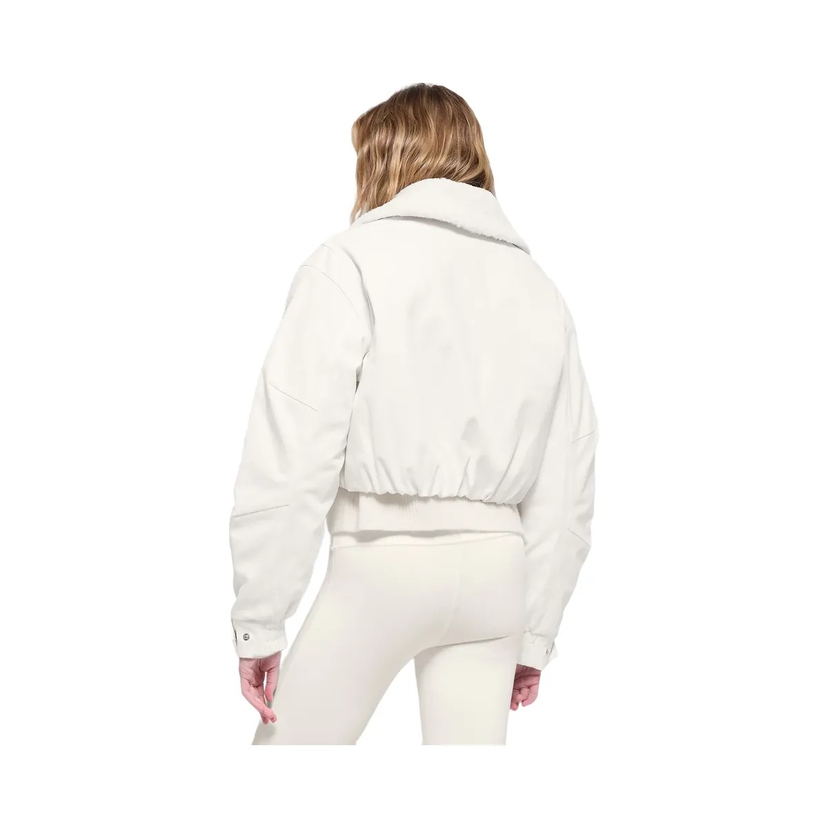 Alo Women's Navigator Jacket - Ivory - HypeFly India View 3