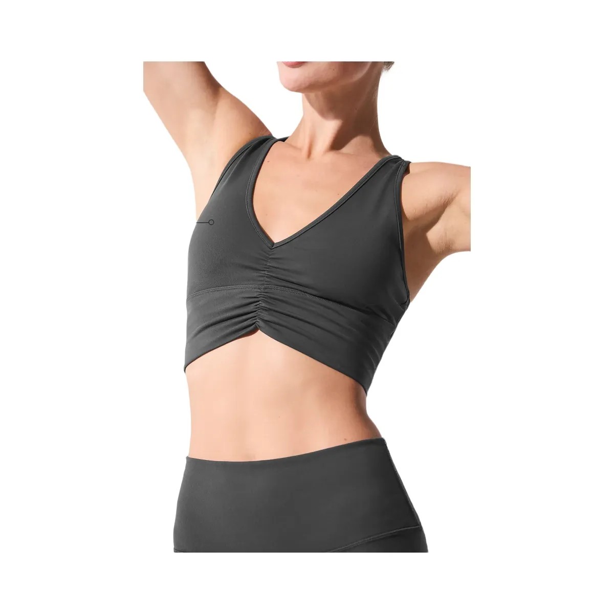 Alo Women's Wild Thing Bra - Anthracite - HypeFly India View 2