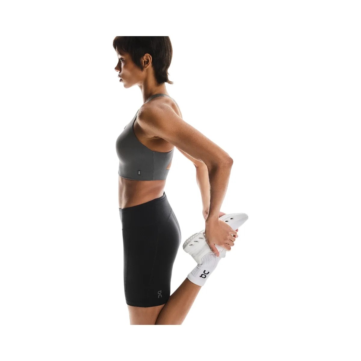 On Performance Tights Short Black - HypeFly India View 2