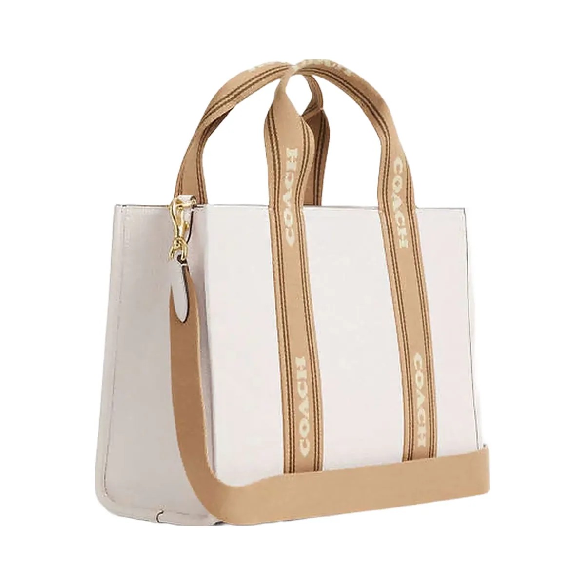 Coach Smith Tote Bag Pebbled Leather-Gold-Chalk Multi - HypeFly India View 4