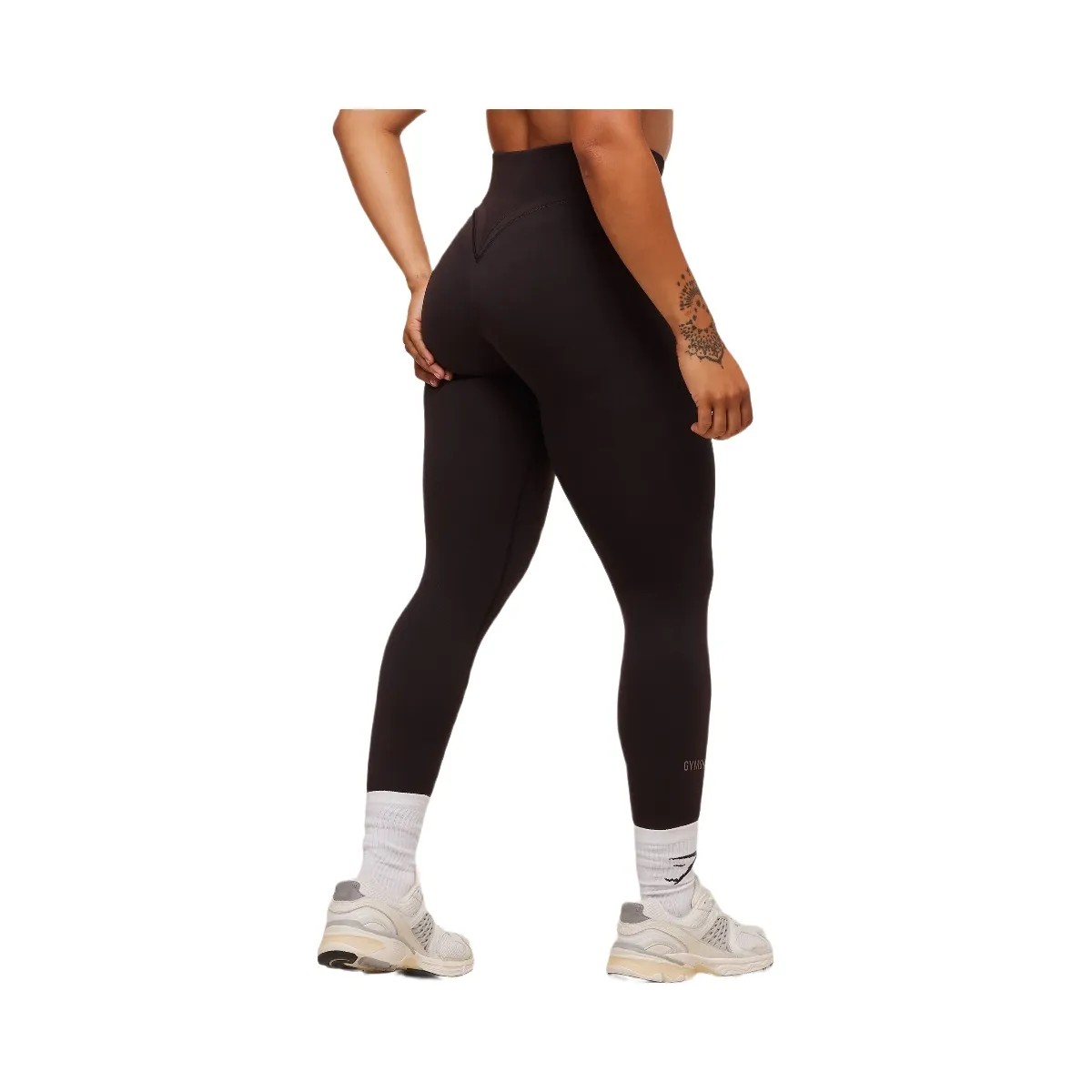 Gymshark Activate Seamless Leggings - Plum Brown - HypeFly India View 3