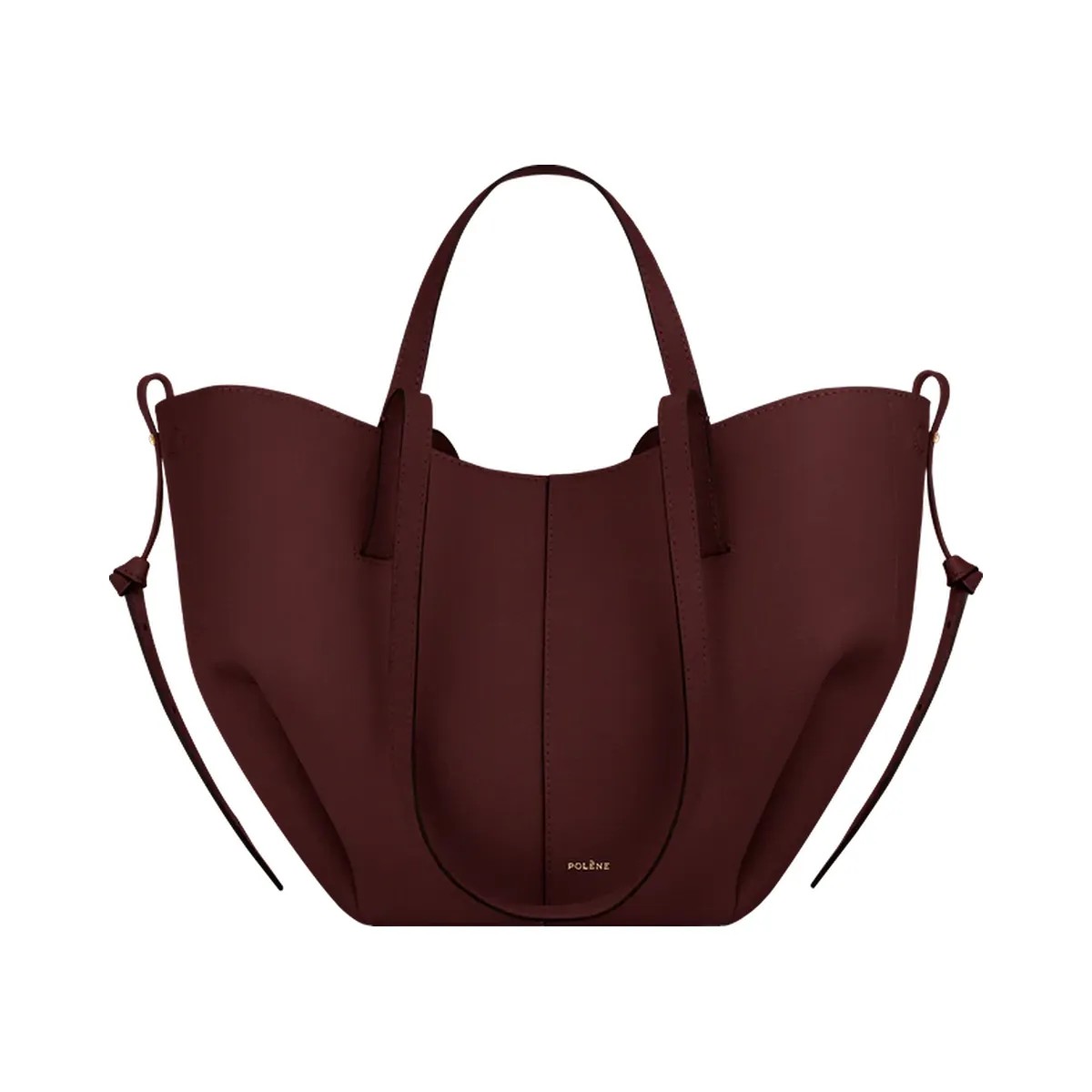 Polene Cyme Mini Textured Black Cherry - HypeFly India View 1
