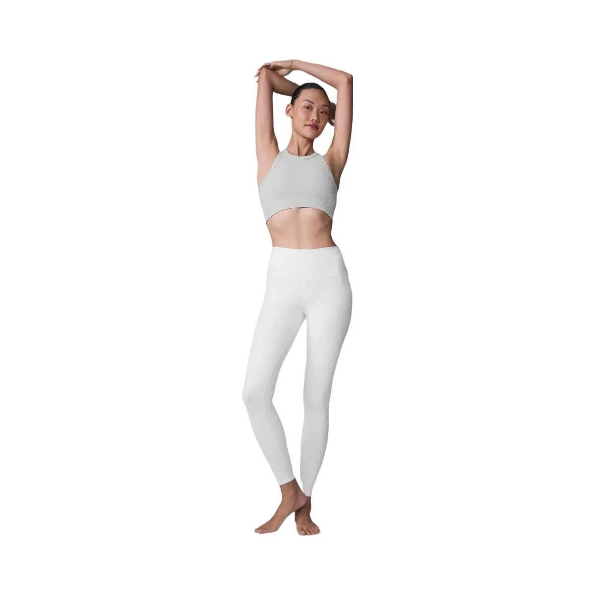 Alo Women's High-Waist Airbrush Legging - White - HypeFly India View 2