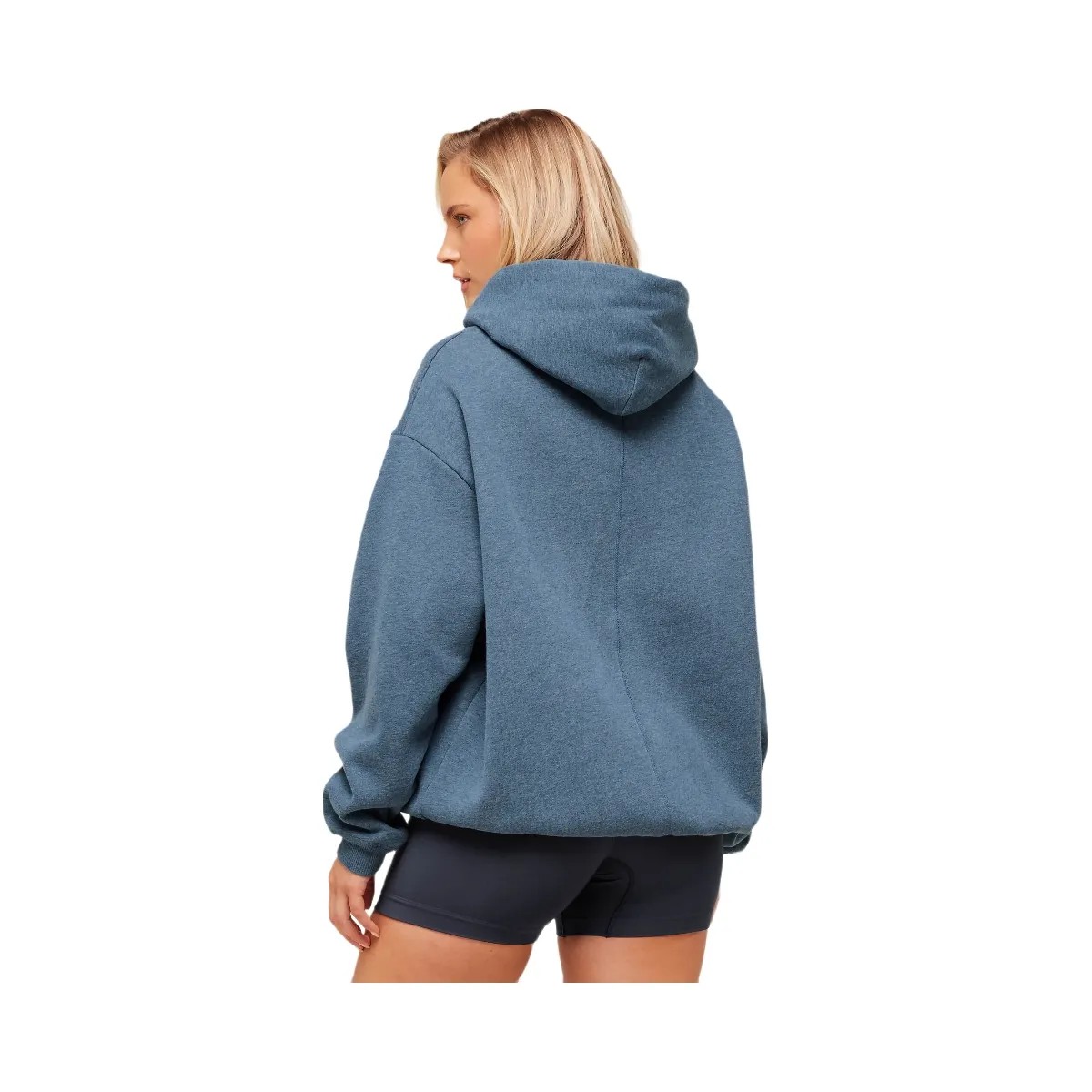 Gymshark Cosy Luxe Hoodie - Compound Blue Marl - HypeFly India View 2