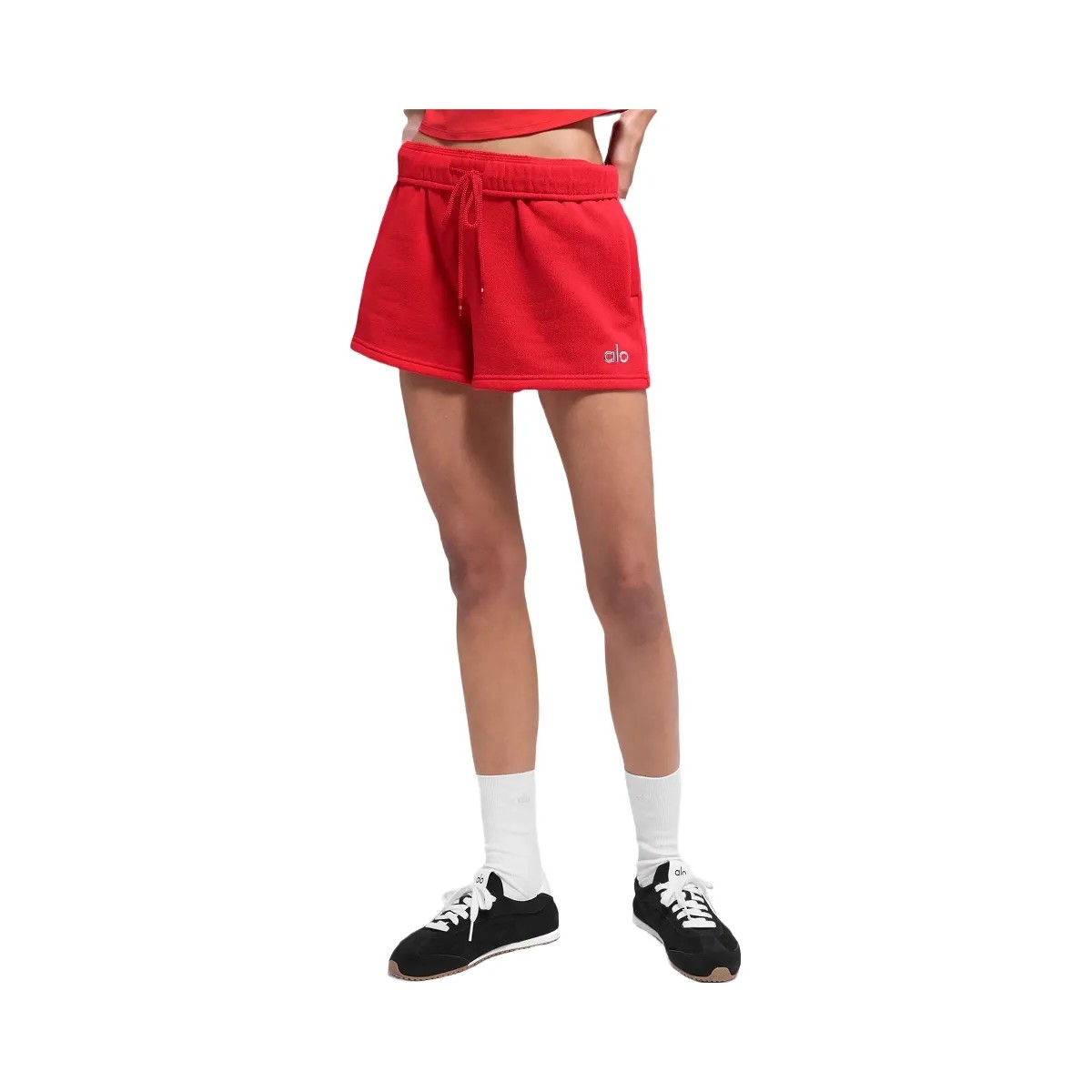 Alo Women's Accolade Short - Bright Red - HypeFly India View 1