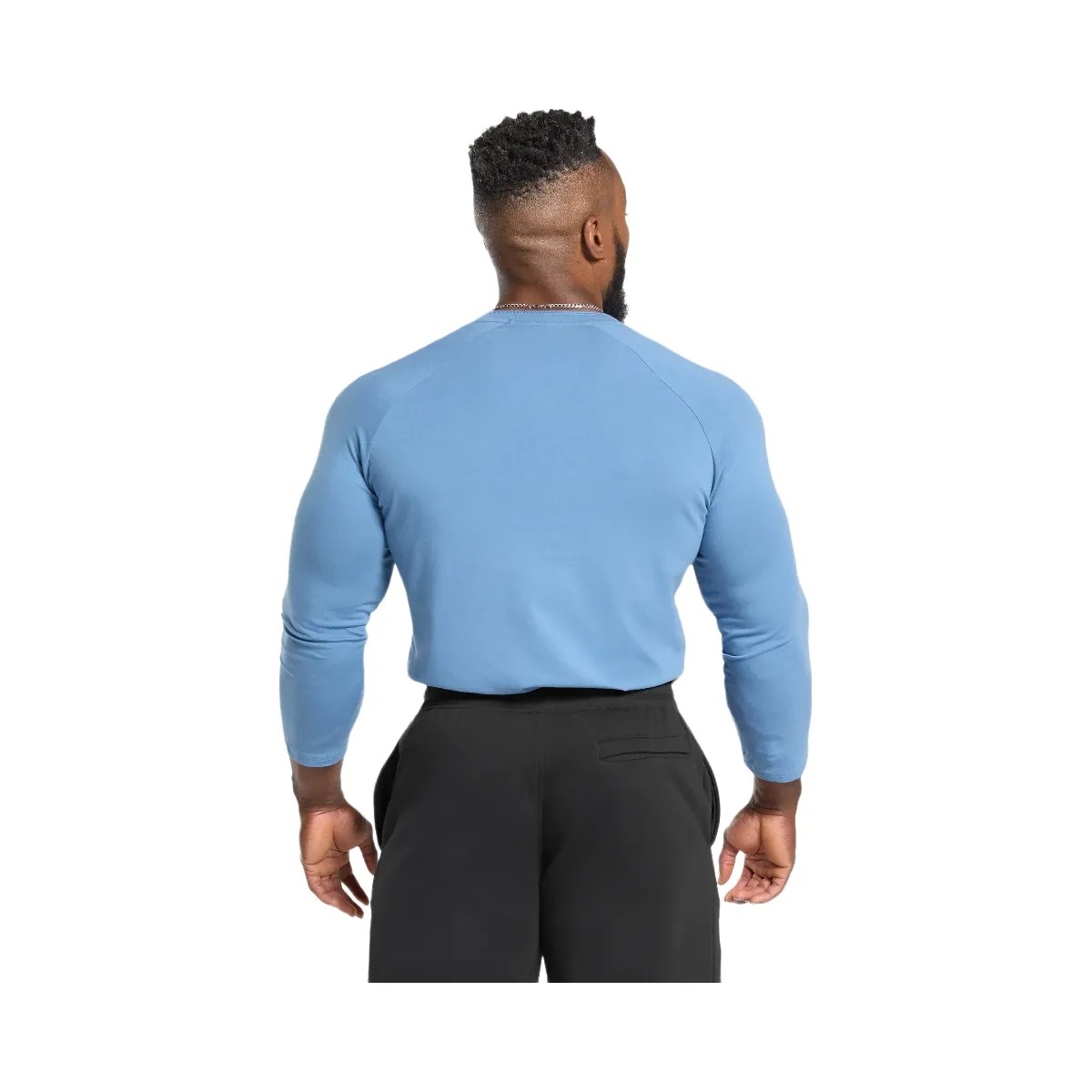 Gymshark Legacy Henley - Classic Blue - HypeFly India View 2