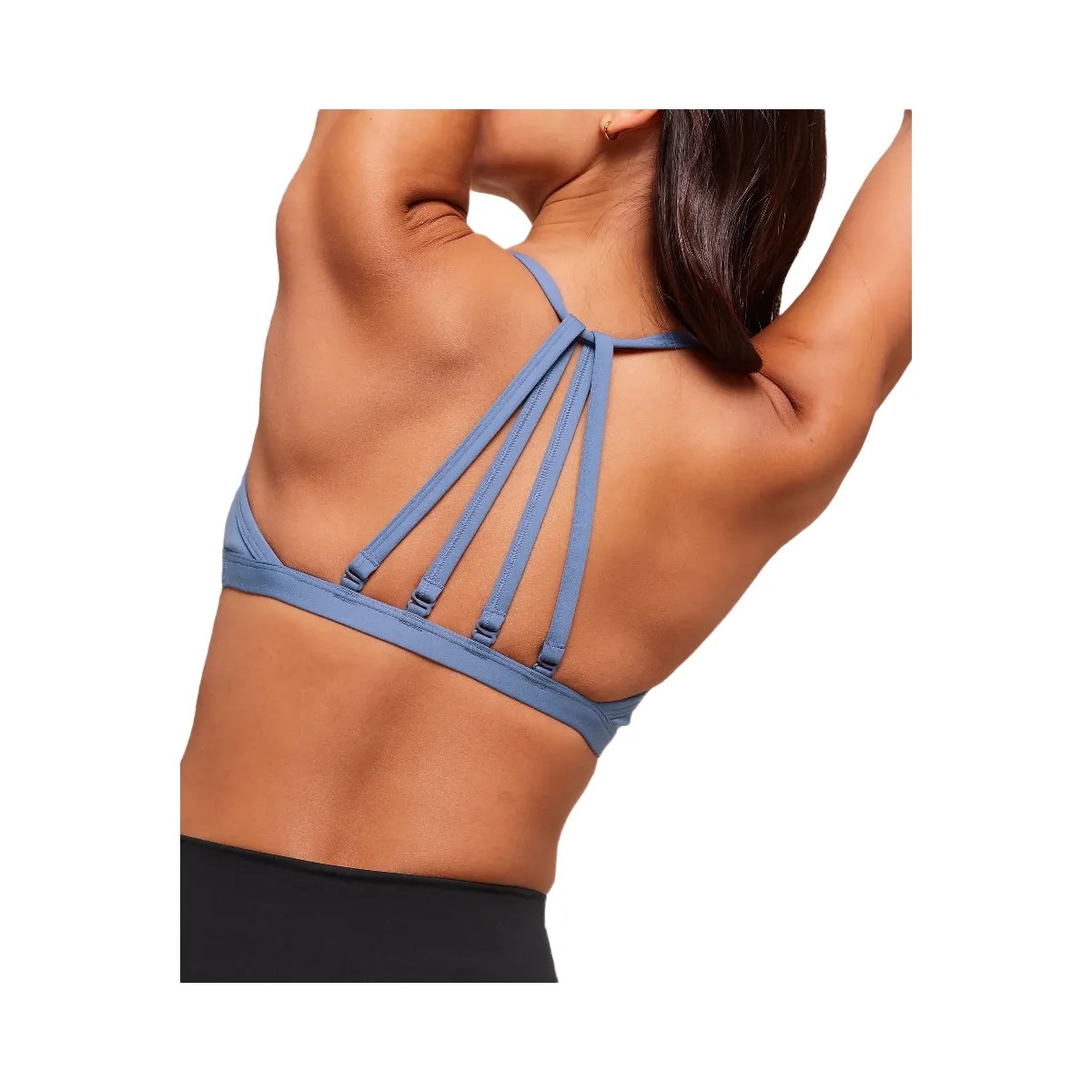 Gymshark Minimal Sports Bra - Worn Blue - HypeFly India View 4