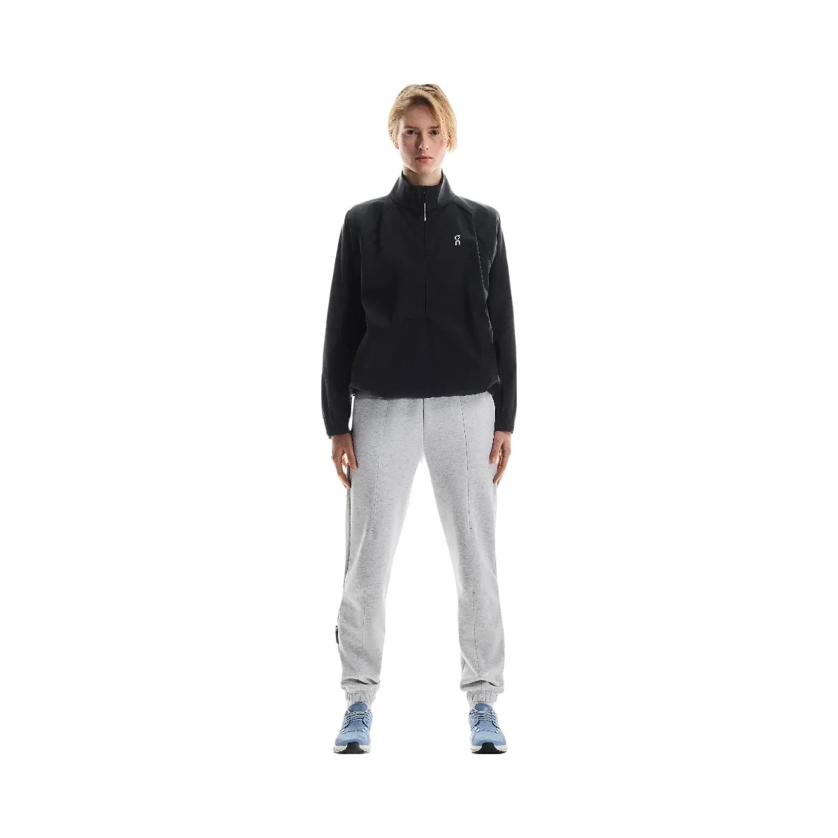 On All-Day 1/2 Zip Jacket Black  - HypeFly India View 3
