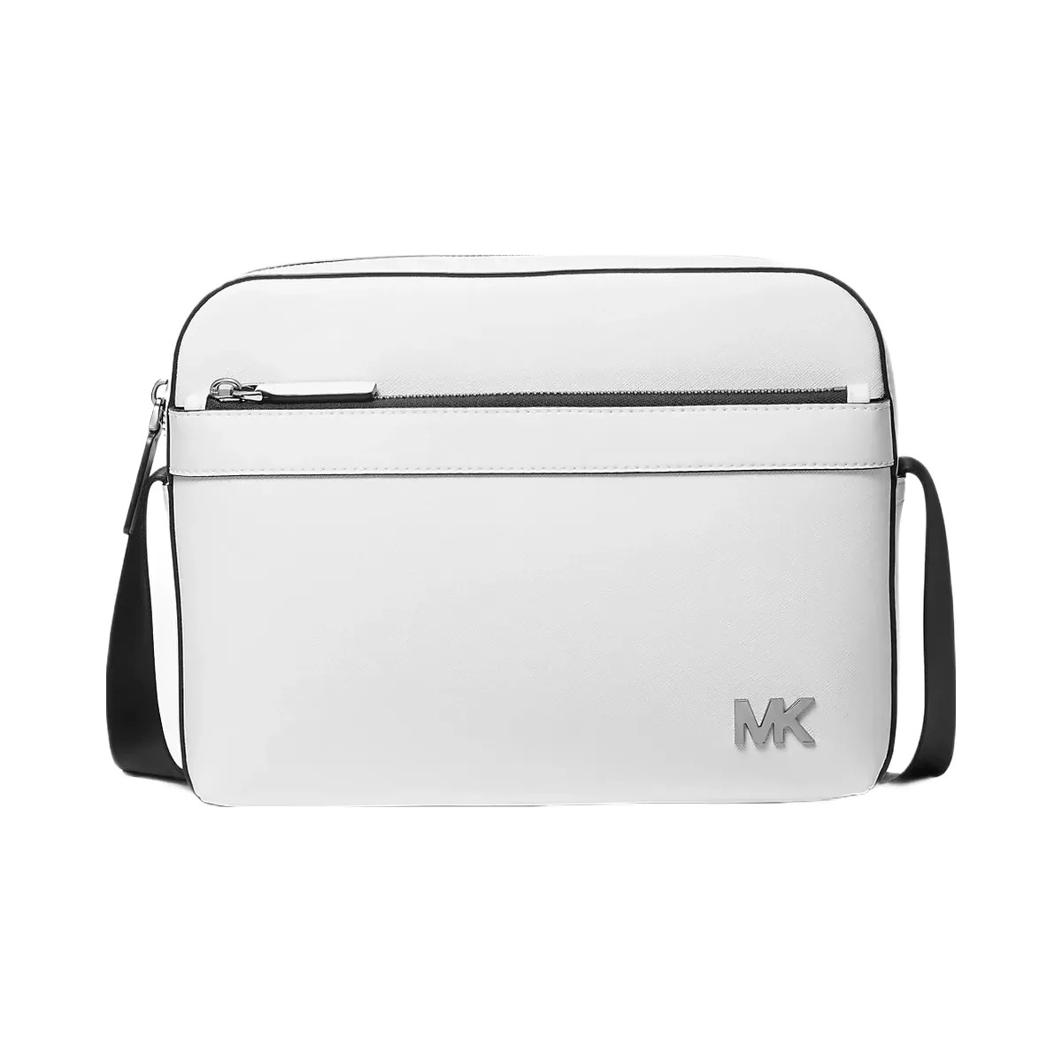 Michael Kors Cooper Saffiano Leather Utility Crossbody Bag Bright Wht - HypeFly India View 1
