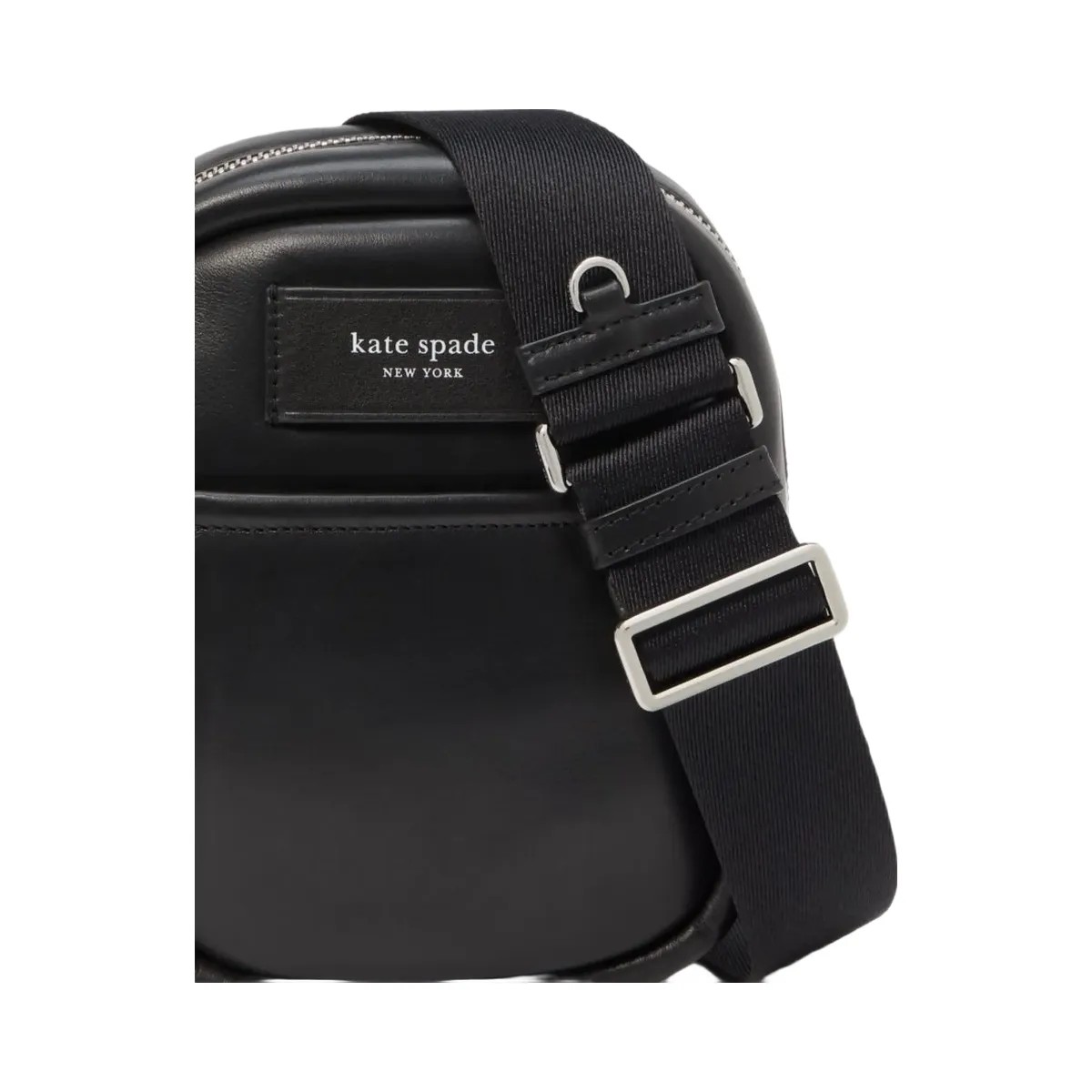 Kate Spade Label Small Convertible Crossbody Black - HypeFly India View 1