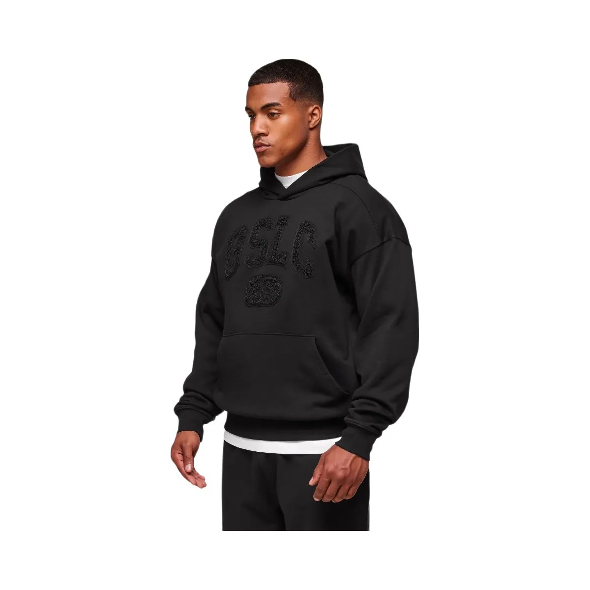 Gymshark GSLC Hoodie - Black - HypeFly India View 2