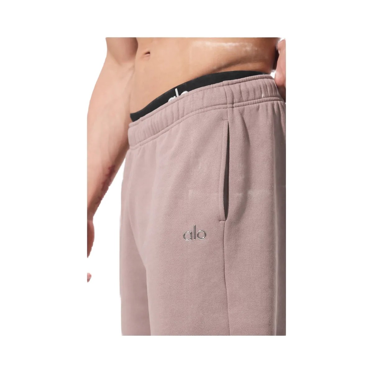 Alo Men's Accolade Sweatpant - Taupe - HypeFly India View 4