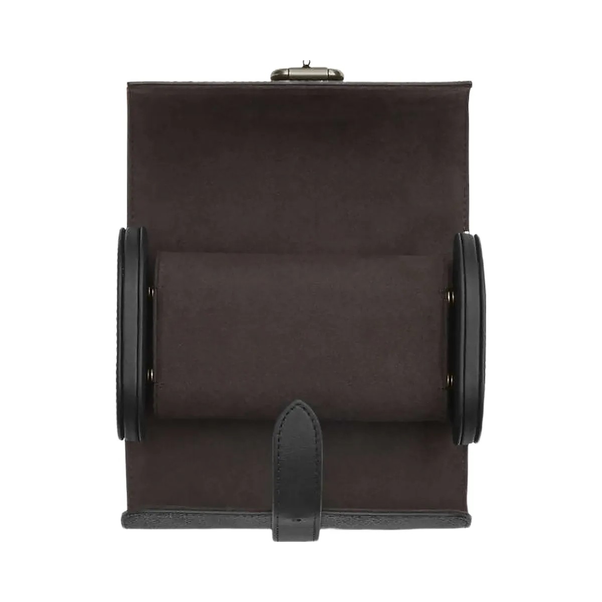 Coach Watch Case In Signature Canvas Signature Canvas-Gunmetal-Charcoal-Black - HypeFly India View 2