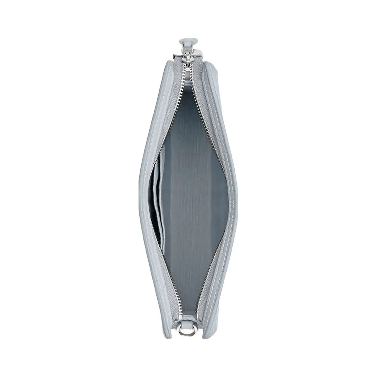 Coach Slim Crossbody Bag In Sketch Signature Canvas Signature Canvas-Silver-Ice Blue - HypeFly India View 4