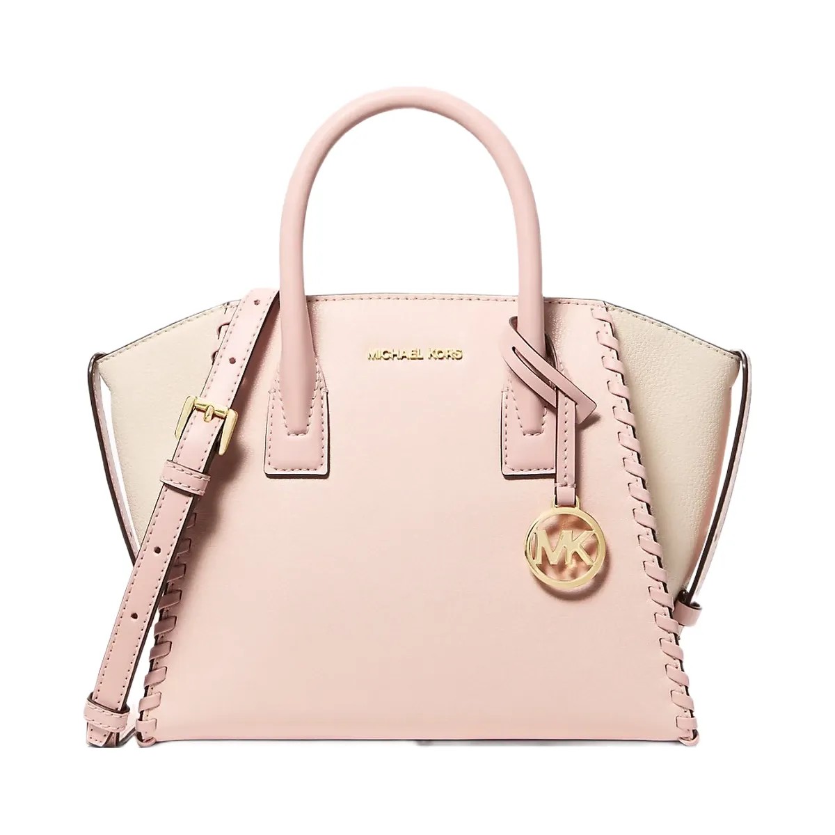 Michael Kors Avril Small Leather Satchel Pwd Blsh Mlt - HypeFly India View 1