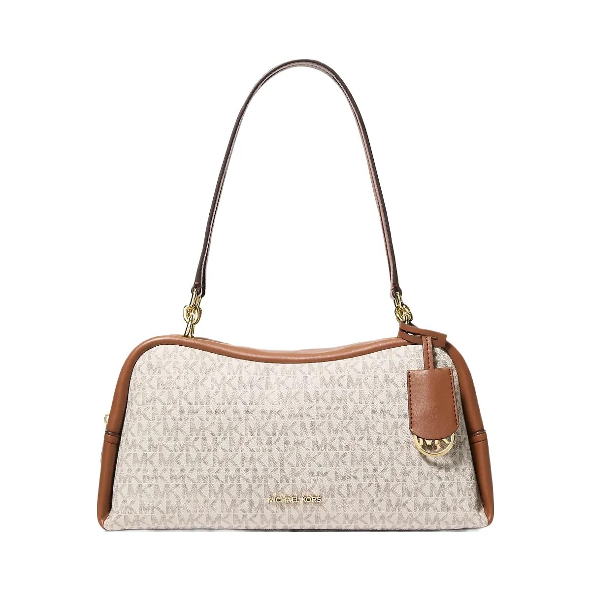 Michael Kors Cecily Medium Signature Logo Shoulder Bag Vanilla - HypeFly India View 1