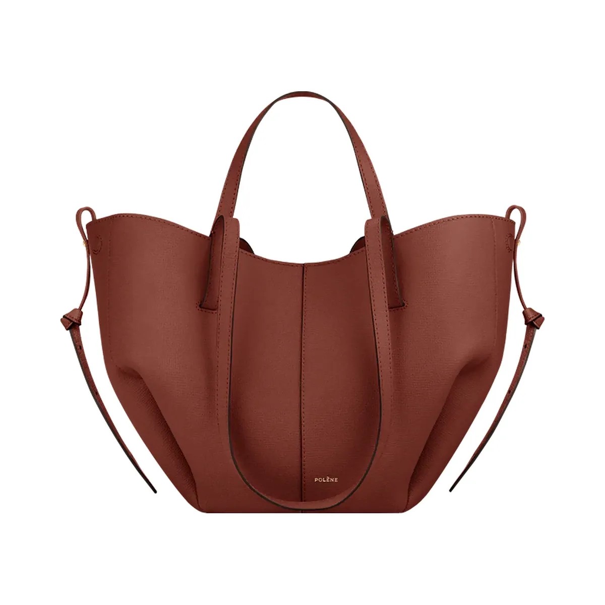 Polene Cyme Mini Textured Red Clay - HypeFly India View 1