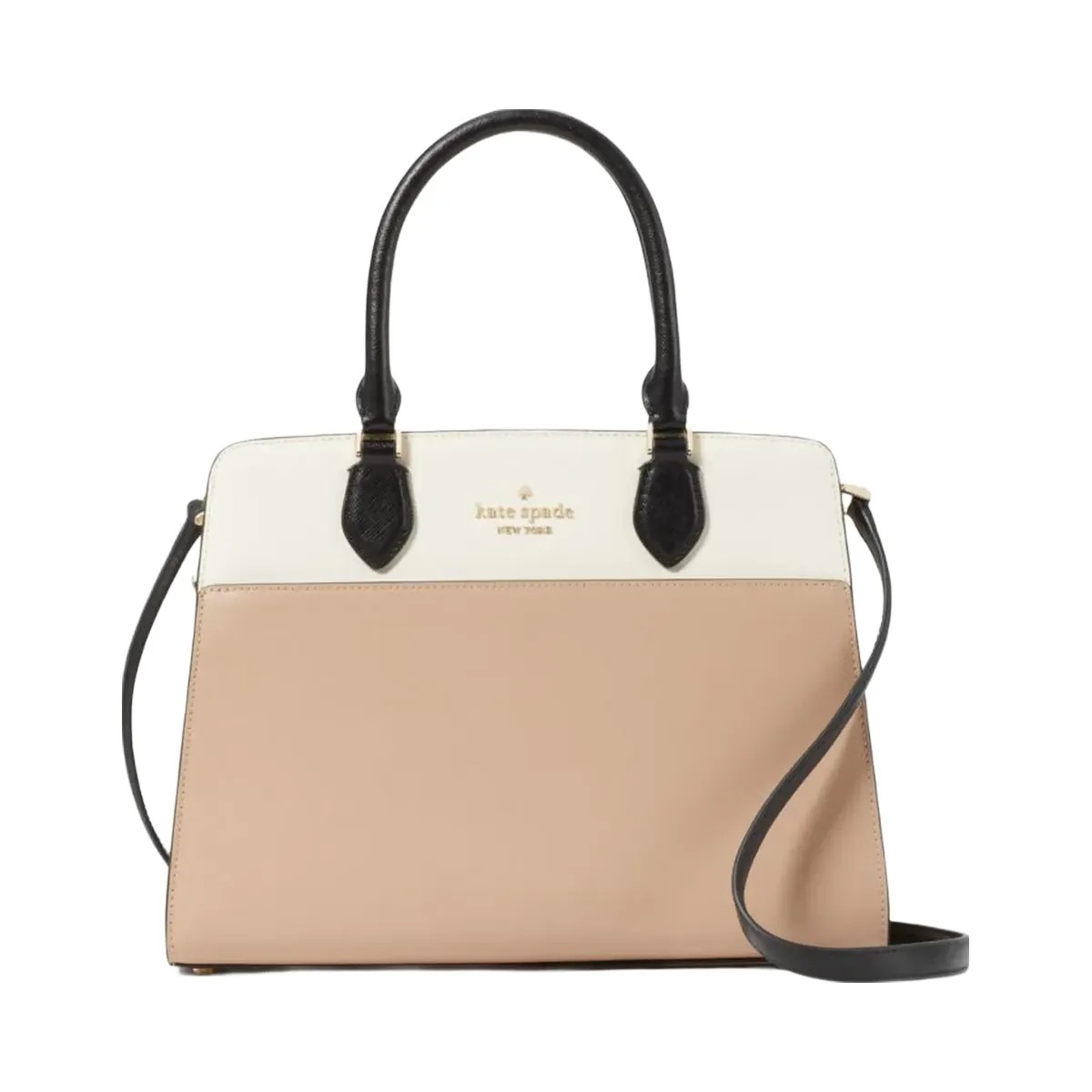 Kate Spade Madison Medium Satchel Toasted Hazelnut Multi - HypeFly India View 1