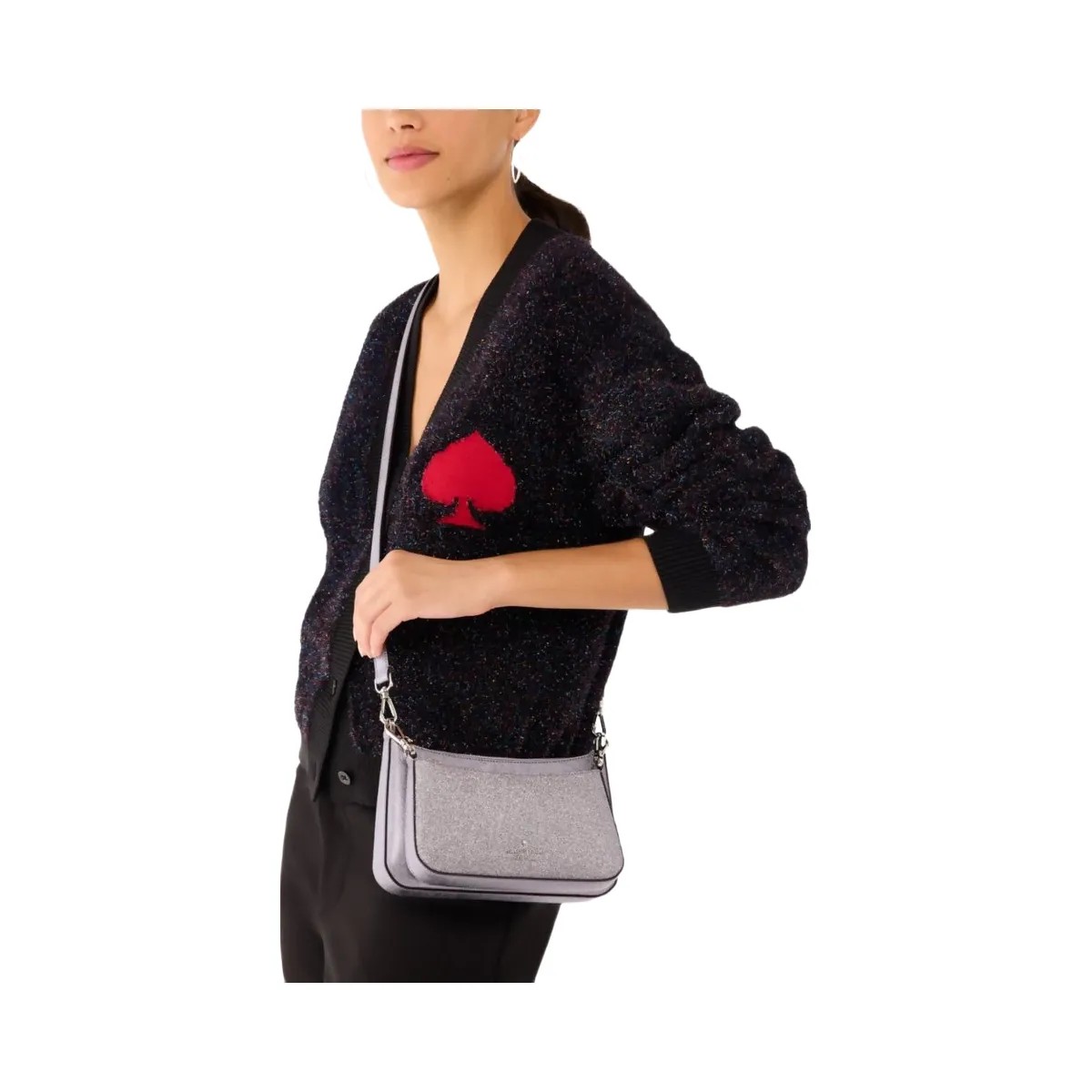 Kate Spade Duet Glitter Crossbody Duo Candied Flower - HypeFly India View 2