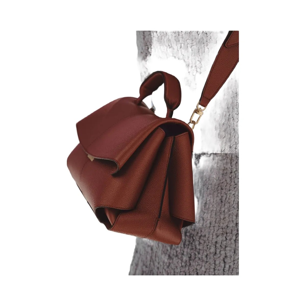 Polene Mokki Textured Red Clay - HypeFly India View 5