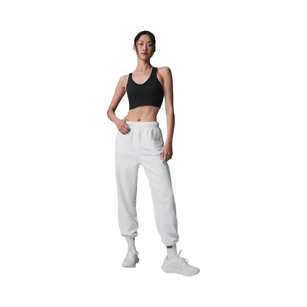 Alo Women's Airbrush Real Bra Tank - Black - HypeFly India View 4