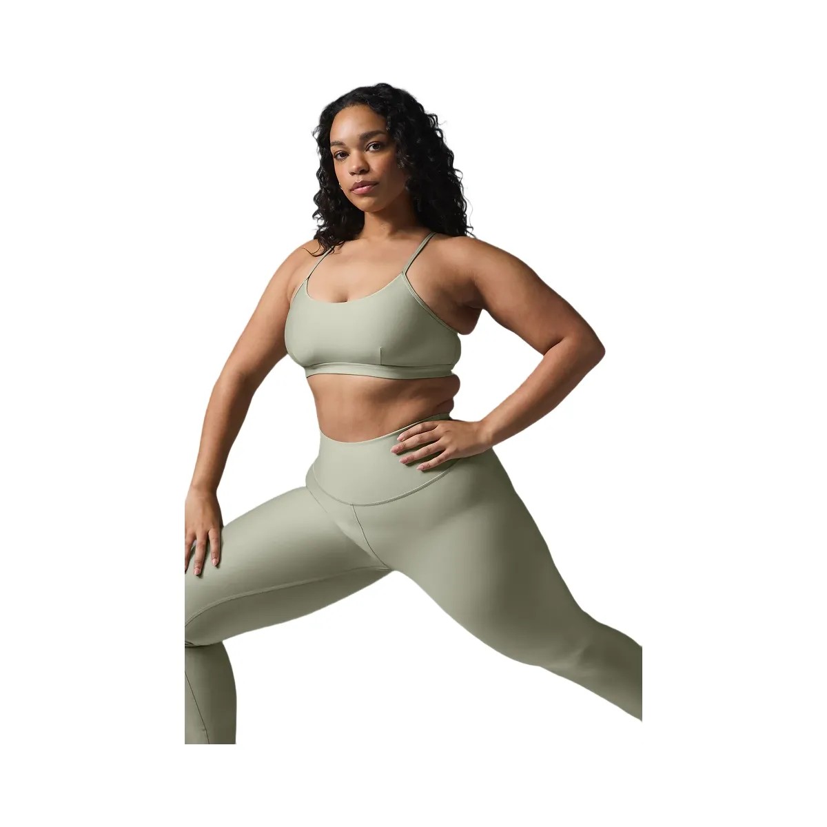 Alo Women's High-Waist Airlift Legging - Limestone - HypeFly India View 6