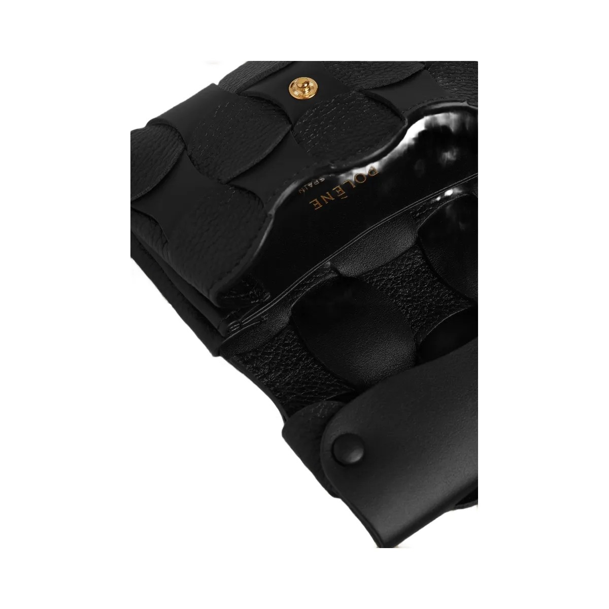Polene Neiti Card Holder Duo Black - HypeFly India View 4
