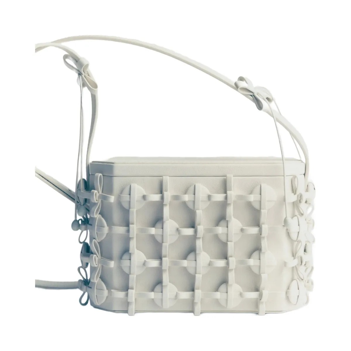 Polene Button Bow Box Porcelain - HypeFly India View 1