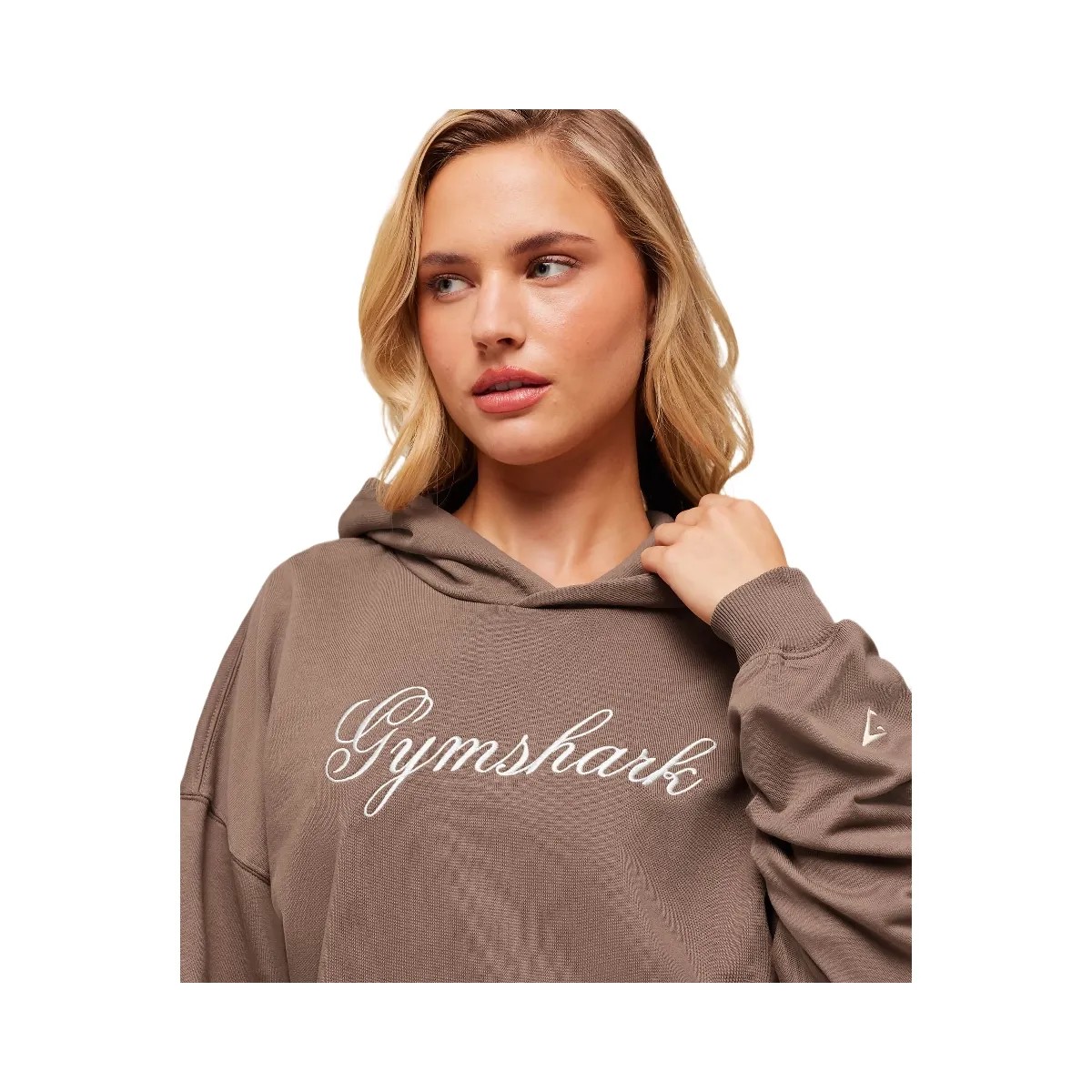 Gymshark All Seasons Graphic Hoodie - Soft Brown - HypeFly India View 5