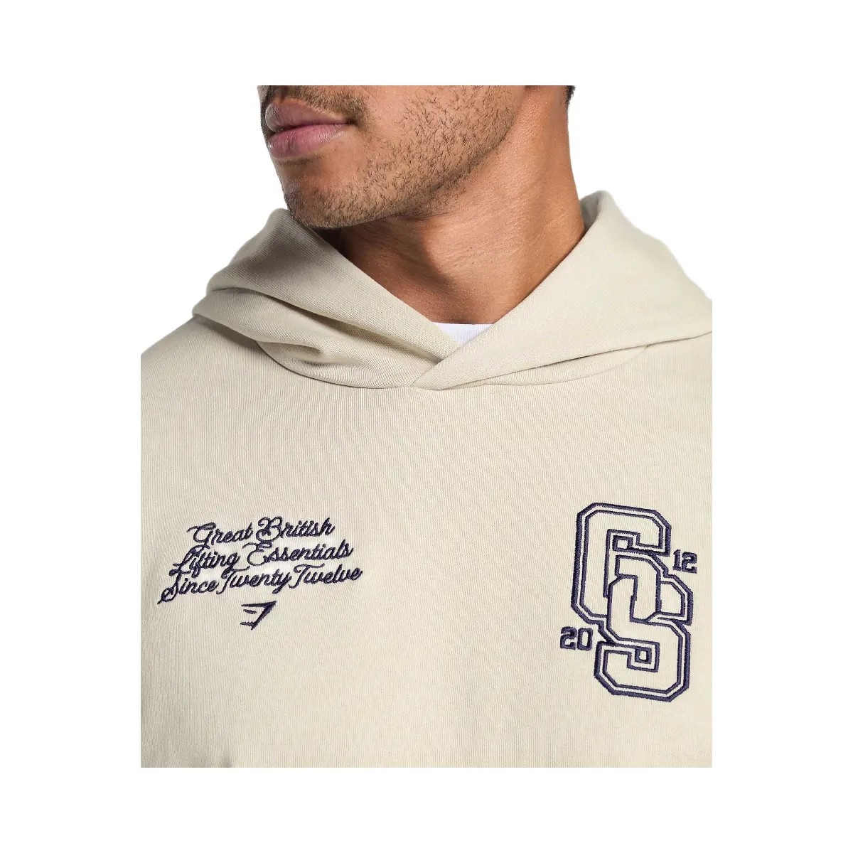 Gymshark Lifting Essentials Hoodie - Pebble Grey - HypeFly India View 5
