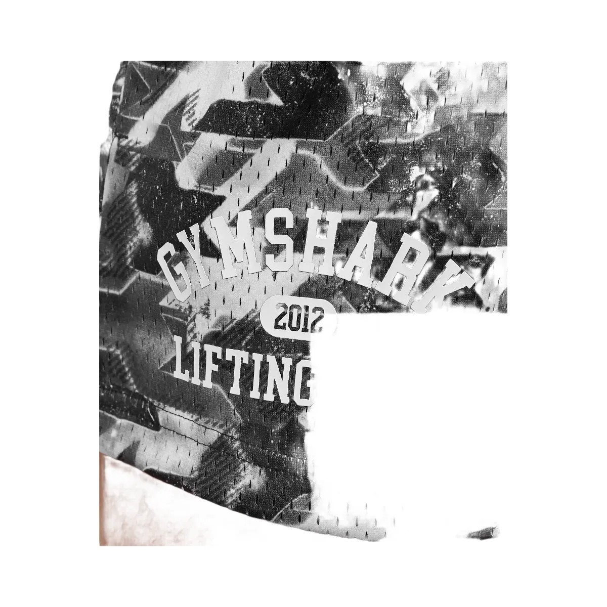 Gymshark Lifting Club Mesh Shorts - Black/White - HypeFly India View 5