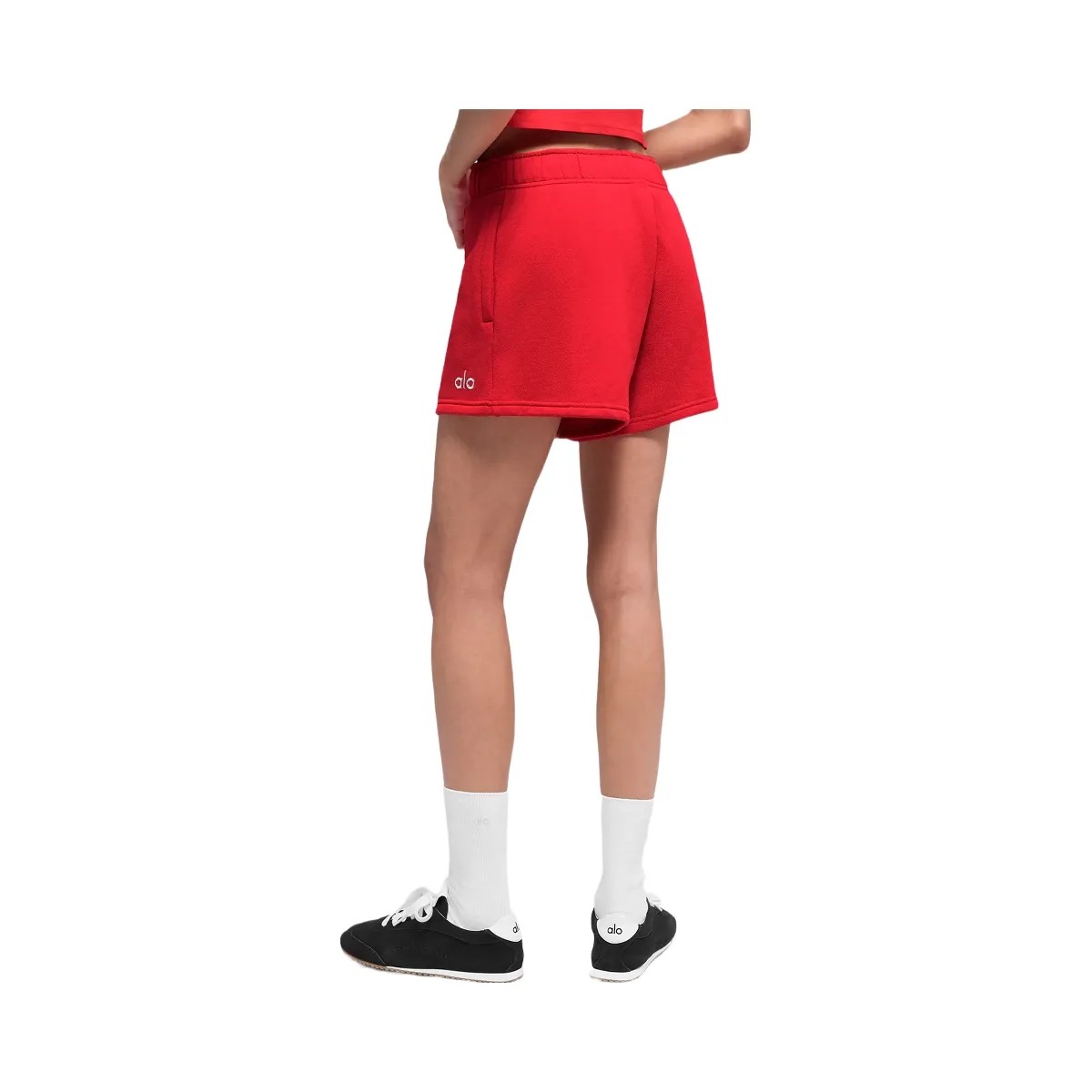 Alo Women's Accolade Short - Bright Red - HypeFly India View 3