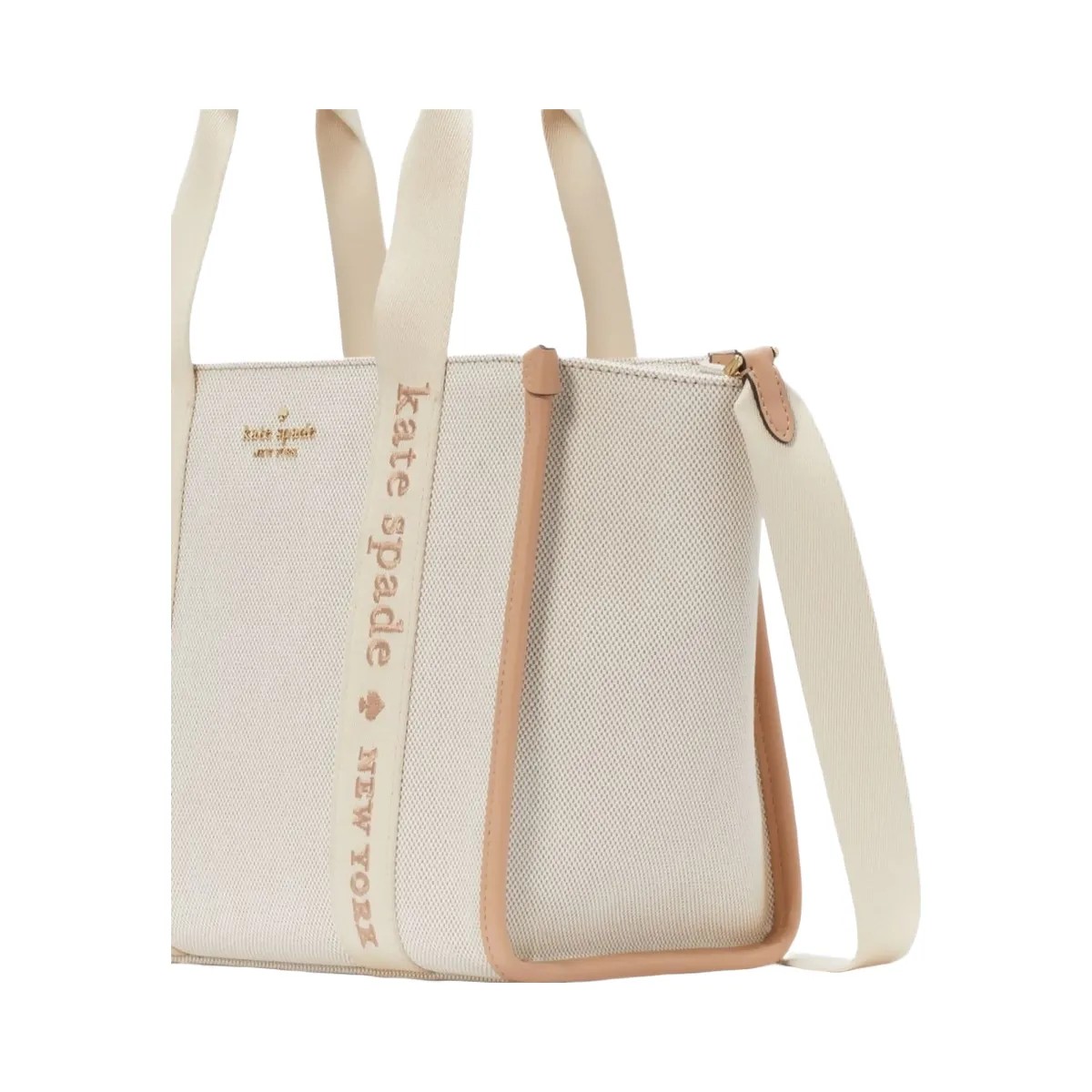Kate Spade Kip Canvas Small Tote Light Fawn Multi - HypeFly India View 6