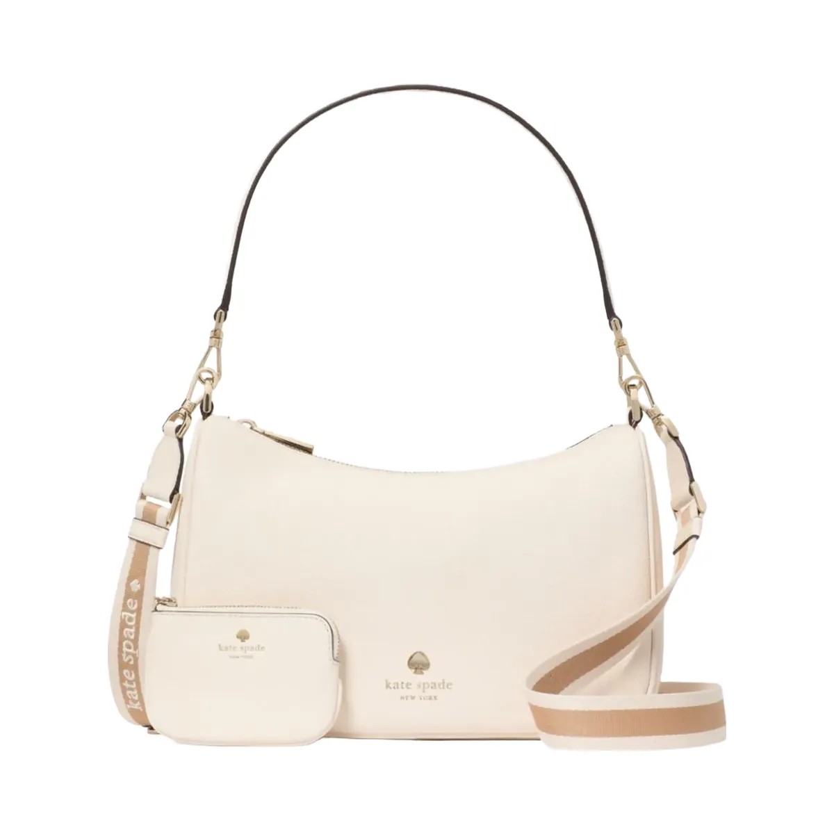 Kate Spade Emma Shoulder Bag Parchment - HypeFly India View 1