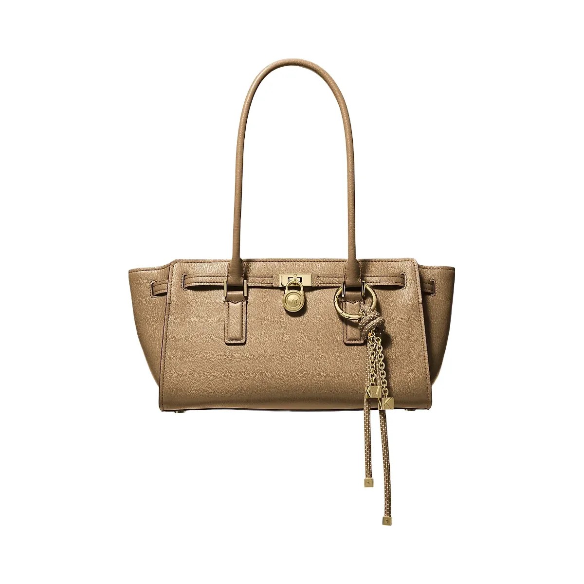 Michael Kors Hamilton Moderne Small Leather Satchel Husk - HypeFly India View 1