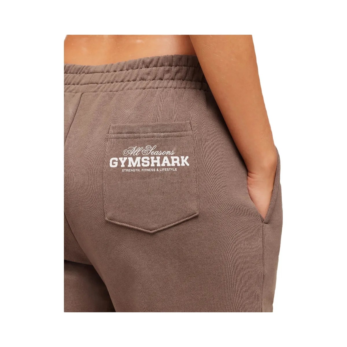 Gymshark All Seasons Graphic Jogger - Soft Brown - HypeFly India View 5